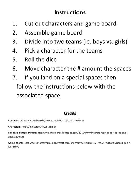 Senior Primary Minecraft Board Game for Singing Time 2-page-005